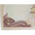 IRAQ 1993 . 1/2  HALF DINAR BANKNOTE . ERROR . NO INK . PRESSED SERIALS